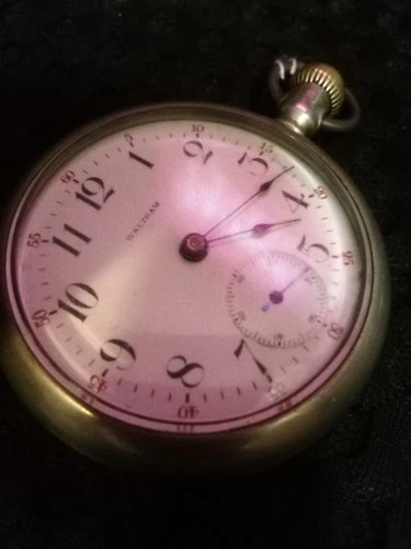 Antique Waltham Pocket Watch  18s 15j   Winds&Runs , good