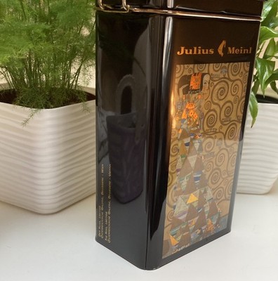 Julius Meinl  Pflanzentopf Kaffee Tee Gebäck Sammler 500g Deko Motivdose Blech