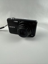 Sony Cyber-Shot DSC-W200 Digital Camera w 3Batteries NO Charger 12.1MP Tested
