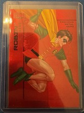 2025 Skybox Metal Universe Batman Robin Jason Todd Red /100 Precious Metal Gems