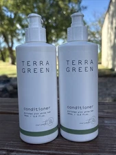 2 Bottles of Terra Green White Tea CONDITIONER 12.8oz Each bottle.  