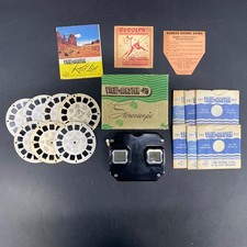 1950s Sawyers View Master Stereoscope in Original Box with 7 Picture Reels