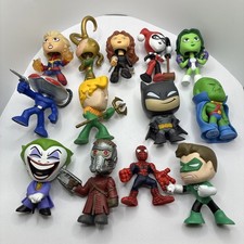 Funko Mystery Minis Lot of 13 Marvel DC Loki Batman Joker Harley Quinn Random