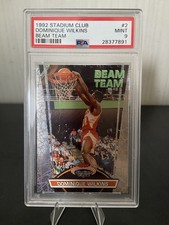 1992-93 Topps Stadium Club Beam Team Dominique Wilkins #2 PSA 9