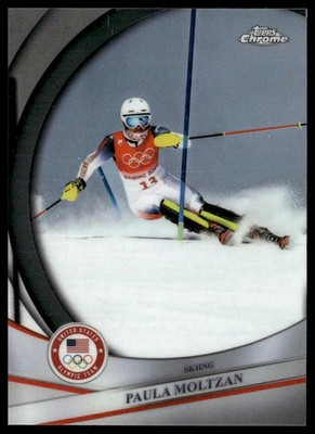 2026 Topps Chrome US Winter Olympic & Paralympic Team #169 Paula Moltzan