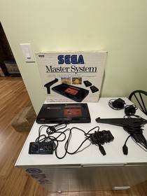 Sega Master System Console Complete in Box CIB - Tested & Works With 5 Games