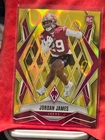 2025 Panini Phoenix Football Yellow Lava Jordan James #220