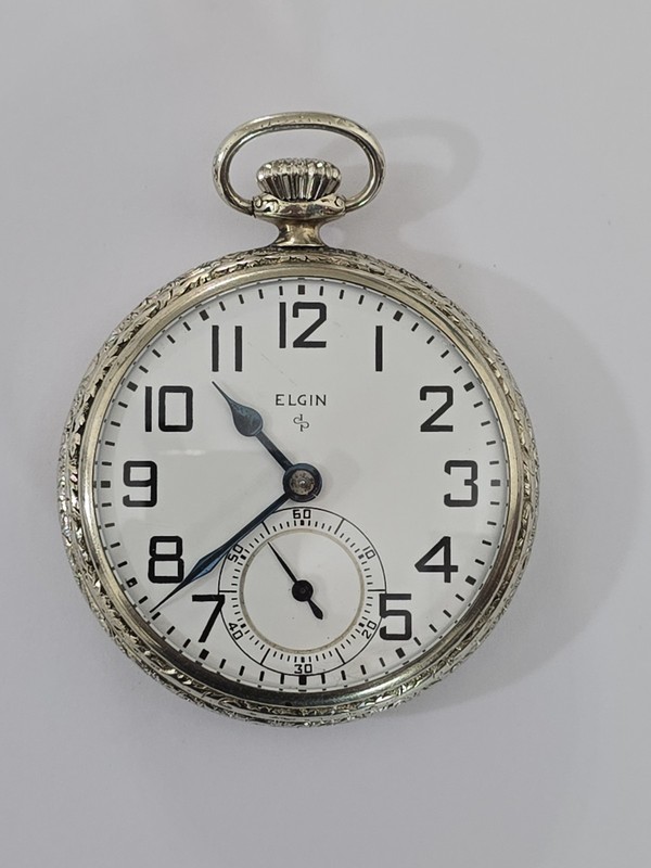 Vintage  Elgin 16s Pocket Watch PARTS REPAIR(Lot-264)