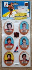 1983-84 NHL PUFFY STICKERS PANEL 83-84 (WITH WAYNE GRETZKY & MATS NASLUND) 26224