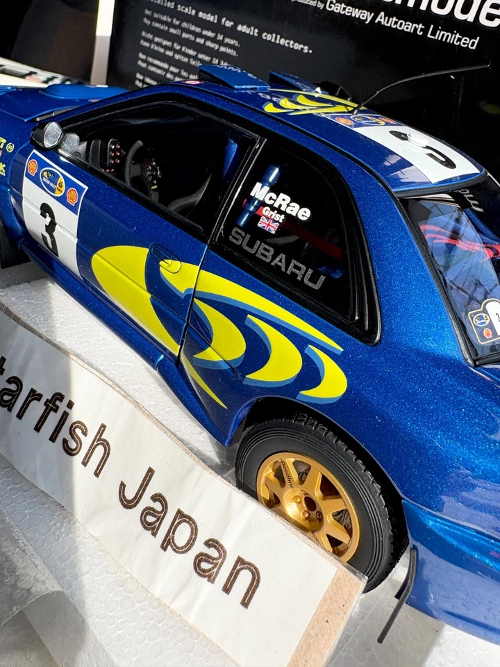 AUTOart 1:18 Subaru Impreza WRC 22B 1997 Safari Rally Winner 3 Colin McRae - Image 3 of 4