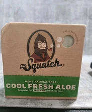 Dr. Squatch Cool Fresh Aloe Natural Bar Soap Zero Grit - 5 Oz