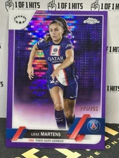 2022-23 Chrome UEFA Women's Champions League Purple Pulsar Lieke Martens /299