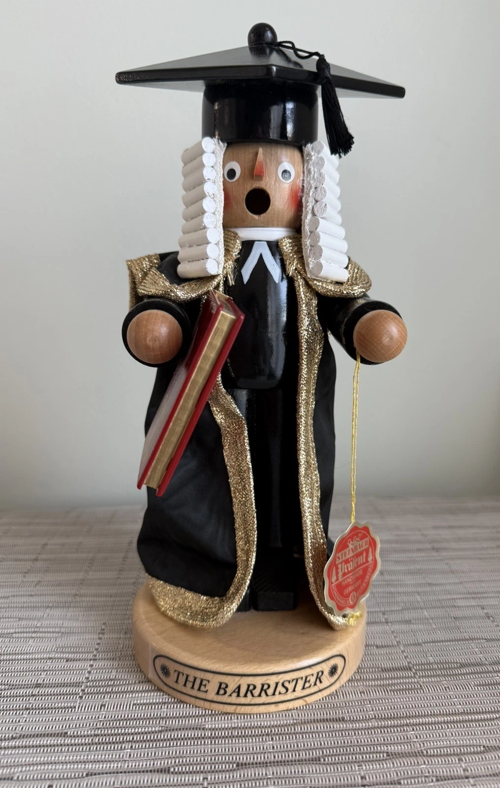 Steinbach BARRISTER Smoker Wooden 10” Handmaid in Germany Original