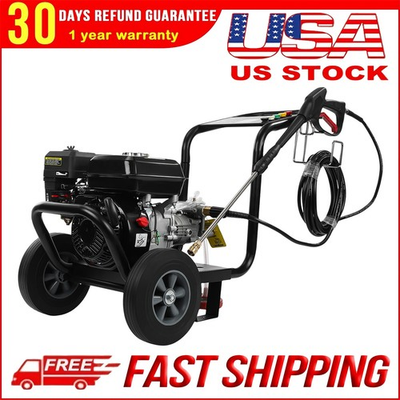 #ad #ad PETROL PRESSURE WASHER 240 BAR 212cc Cold Water Spray Gun 5 Nozzles For Cars $255.01