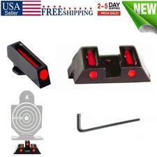 Fiber Optic Iron Sights Front Rear Sight For GLOCK 17,19,22,23,26,27,33,38,39.