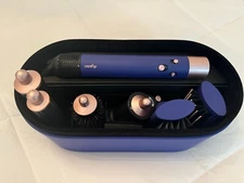 Blue/rose gold Dyson Multi Styler Airwrap in box complete accessories travel bag