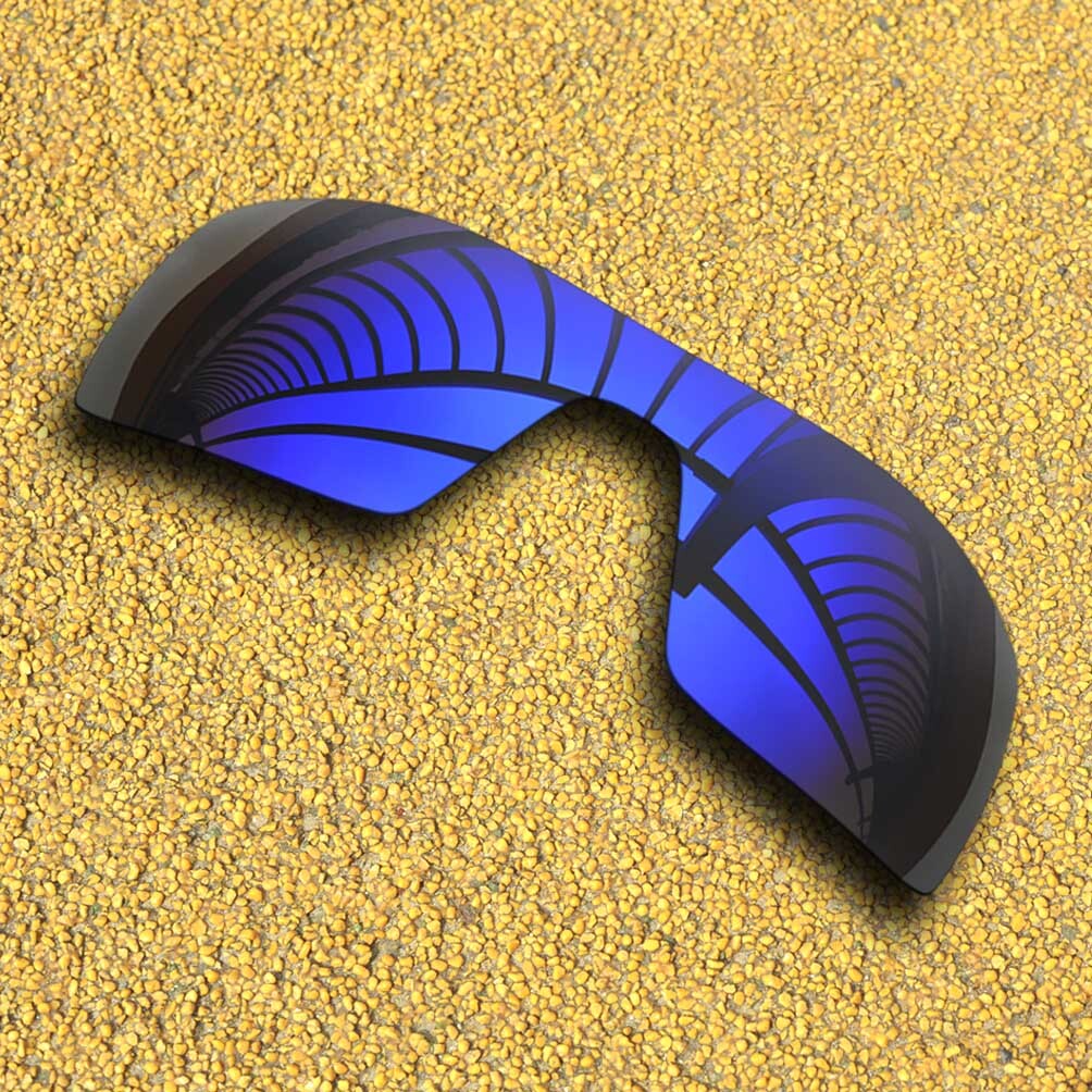 3Pieces Lenses Replacement forOakley Oil Rig PolarizedBlack&Silver