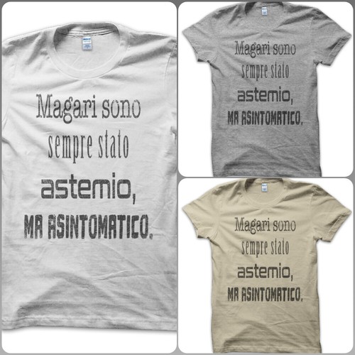 T-shirt scritta Musica