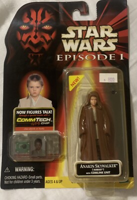 Star Wars Episode 1 Anakin Skywalker Naboo Comlink Unit 1999 Action Figure NOS
