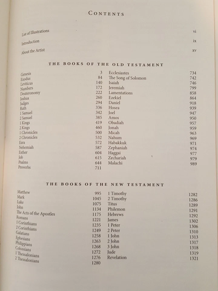 THE HOLY BIBLE King James Version KJV Deluxe Illustrated Gustave Dore NEW SEALED - Image 3 of 4