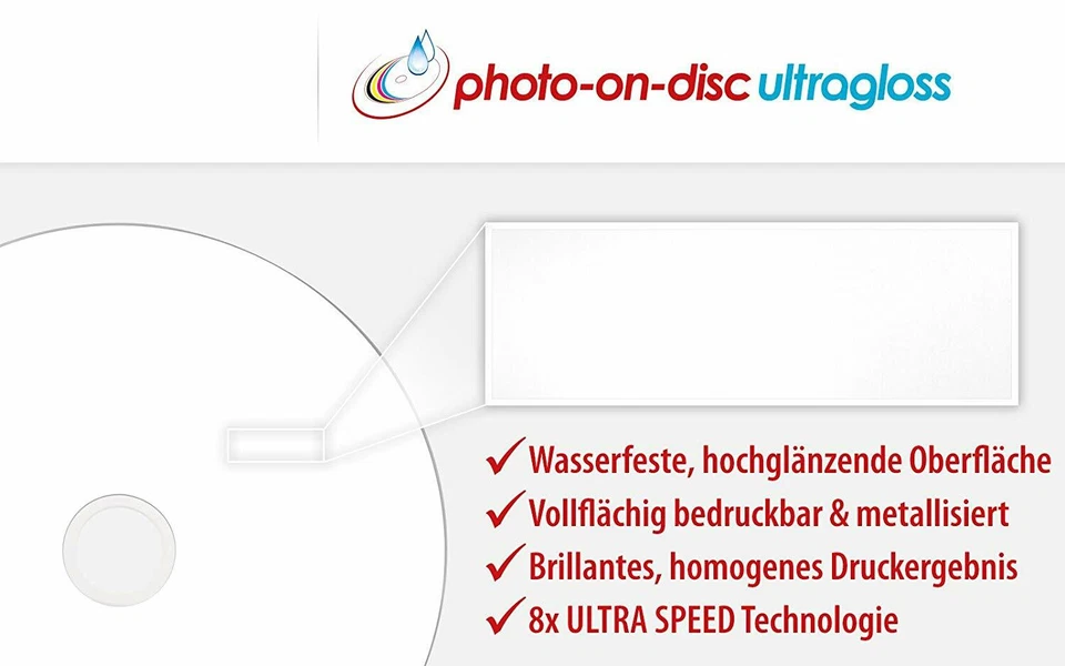 1x10 PRIMEON BD-R DL Discs 50GB 2-8x Printable Cakebox 2761317 NEU 008-378 - Bild 3 von 3