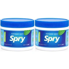 Spry Xylitol Mints, Peppermint, 240 Count (2-Pack) - Breath Mints That Promote