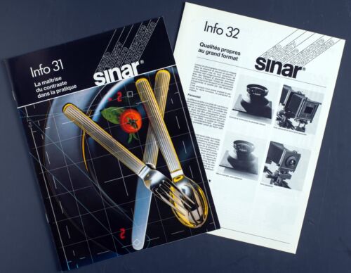 SINAR - INFO 31 ET 32 SUR LE MATERIEL.
