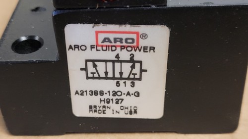 New ARO A213SS-120-A-G Solenoid Valve 120v 3/8"npt W3-RW - Picture 4 of 4