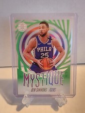 2019-20 Illusions Ben Simmons Emerald Mystique SP Insert #15 Acetate Nets Green