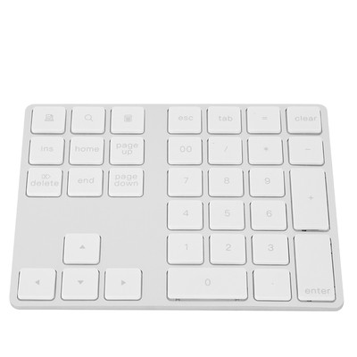 New BT308 34 Keys Mini Rechargeable Numpad Wireless Numeric Keypad Small Keyboar