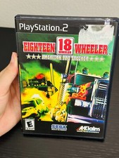 Eighteen Wheeler - American Pro Trucker (PlayStation 2, 2001) w/ Manual Tested