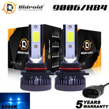 2x Mini 9006 Hb4 Led Headlight Bulb Low Beam 8000k Ice Blue 120w Conversion Kit