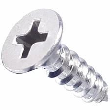 #4 x 3/8" Phillips Flat Head Wood Screws 316 Marine Stainless Steel Qty 50