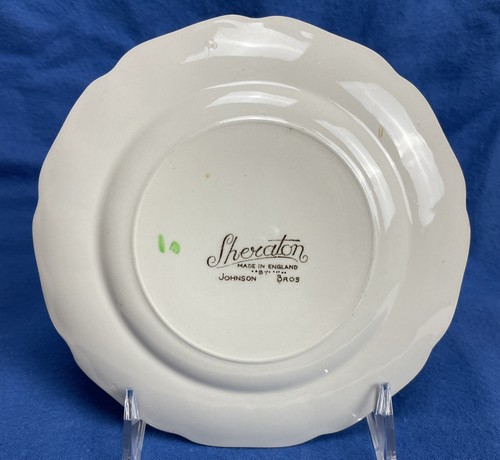 4 Sheraton by Johnson Brothers England 6 1/4” Floral Bread/Dessert Plates - Picture 2 of 13