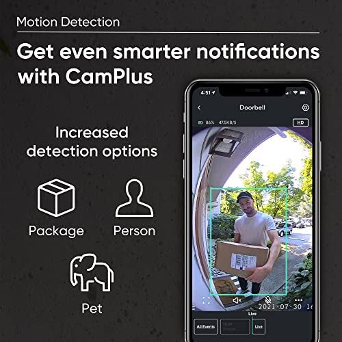 WYZE Wireless Video Doorbell Pro (Gong enthalten), 1440 HD Video, 1:1 Aspekt - Bild 3 von 6