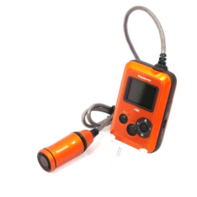 Panasonic 4Kウェアラブルカメラ HX-A500-H Panasonic HX-A500-D 4K Wearable Camera Orange Used Good Condition