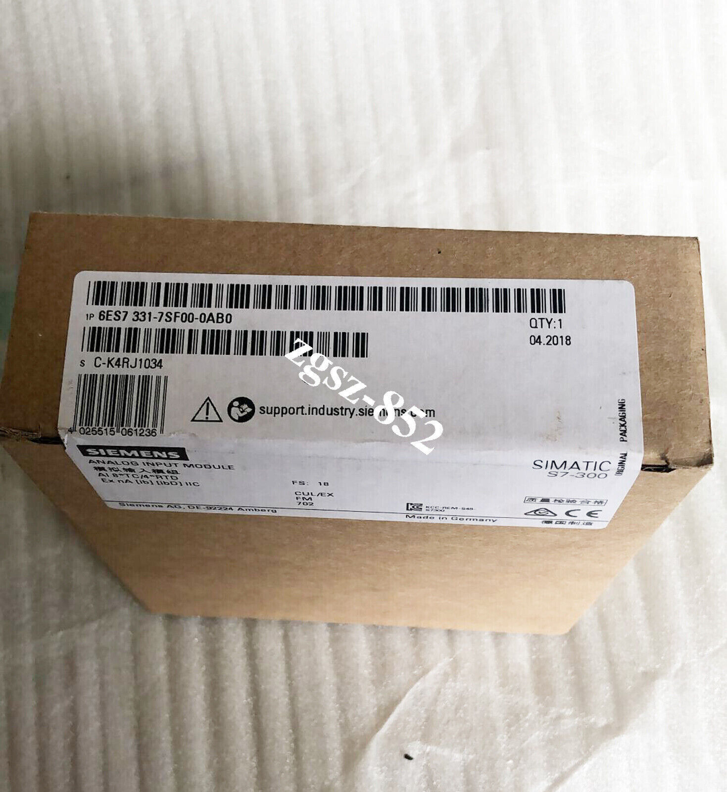 1pcs   6ES7331-7SF00-0AB0 Brand New Fast Shipping FedEx or DHL #A6-4