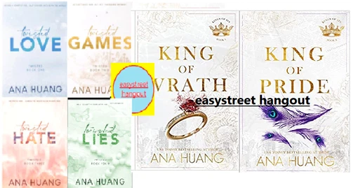 us st. 6 book set of Ana Huang Twisted Series set and wreth, pride Paperback