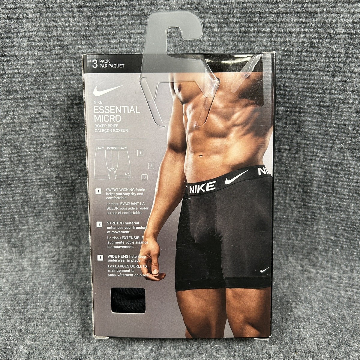 nike essential micro boxer briefs
