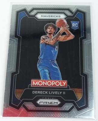 Dereck Lively Il #24 Rc Panini Prizm Monopoly Card 2023-24
