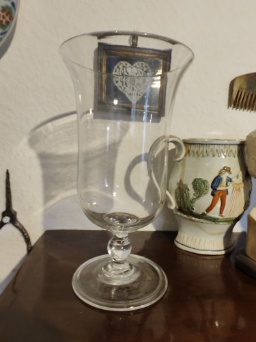 Rare Georgian glass Celery Vase folded foot rough pontil C.1780 - Picture 19 of 23