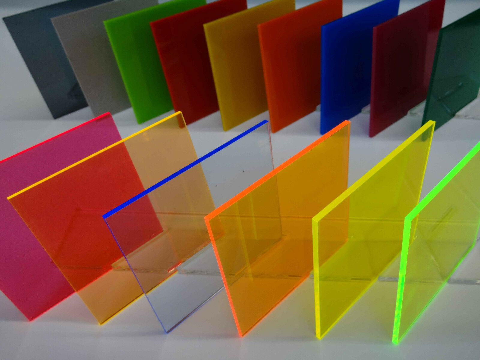 PLEXIGLAS® Acrylglas Zuschnitt 3mm FLUORESZIEREND Platte mit