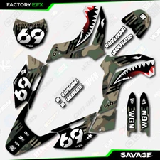Woodland Savage Graphics Kit fits Kawasaki 19-24 KLX140 KLX 140 Decals