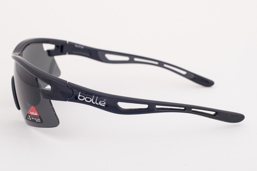 Bolle VORTEX Shiny Black / Gray PC True Neutral Smoke TNS Sunglasses 11858 136mm - Picture 3 of 3