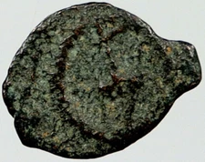 80BC Biblical Jerusalem Widow's Mite ALEXANDER JANNAEUS Coin HENDIN 1153 i120528