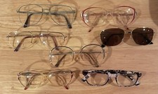 Womans Eyeglasses Vintage Various Styles Frames And Lenses Lot of 7 Glasses