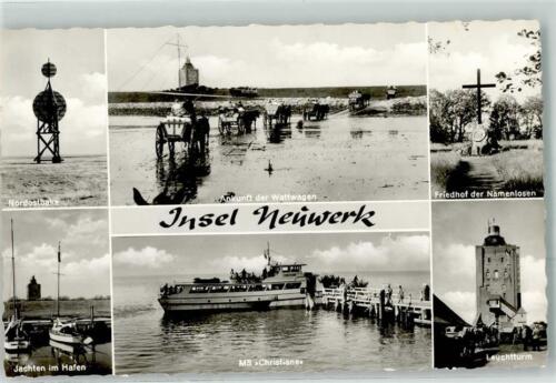 39447917 - 2000 Neuwerk Nordostbake Jacht im Hafen MS.Christiane Leuchturm - Bild 1 von 2