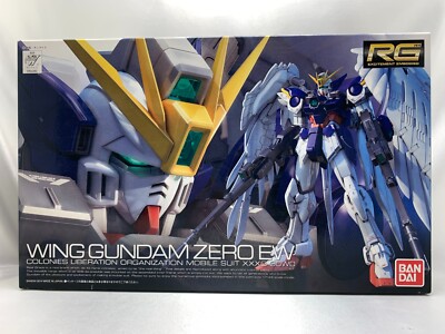 BANDAI RG 1/144 Wing Gundam ZERO EW XXXG-00W0 Plastic Model Kit | eBay