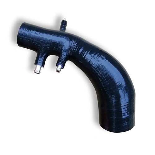 Silicone Air Intake Induction Hose for Abarth Punto Evo Alfa Romeo MiTo QV Black - Picture 5 of 13