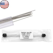 US 10Pcs/pack Dental Orthodontic Lingual Retainer Wire Flat Strand .010"x.028"